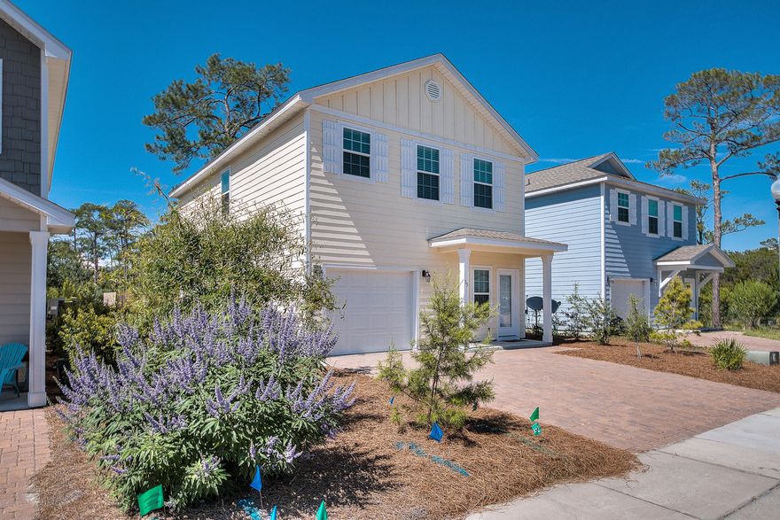 This 3 bed 2.5 bath home with a one car garage is like new! The home offers hardwood floors throughout the open concept first floor along with beautiful cabinetry, stainless steel appliances, granite and sizable pantry. Enjoy a fully fenced-in backyard with deck directly off the dining room. Home offers large closets, lots of natural light and comes with hurricane rated fabric shields for all windows and doors. Just a short bike ride or walk to Rosemary Beach, the beach accesses at Inlet Beach and 30Avenue or simply enjoy the lovely community pool. West Shore Place is centrally located between Destin and Panama City.