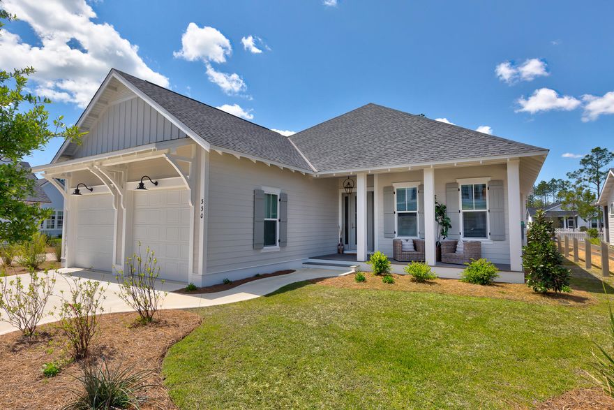 This modifiedFicus plan from Huff Homes has four bedrooms with full-size walk-in closets, three bathrooms and a two-car garage. Upgraded Wolf appliances including 24'' microwave drawer, Dual Fuel 30'' Range, Sub Zero Refrig. with bottom drawer, Best 36'' Chimney Vent Hood and Asko Dishwasher. An exclusive opportunity to purchase a Watersound Origins homesite with outstanding potential for a custom built home! The Watersound Origins community is a wonderful neighborhood full of amenities including the Village Commons pool & fitness center, miles of nature trails, dock access to Lake Powell, unlimited golf and much more! Also, ask the on-site sales team about the Joe Club offerings exclusive to new Watersound Origins owners. Estimated date of completion is April 2019.