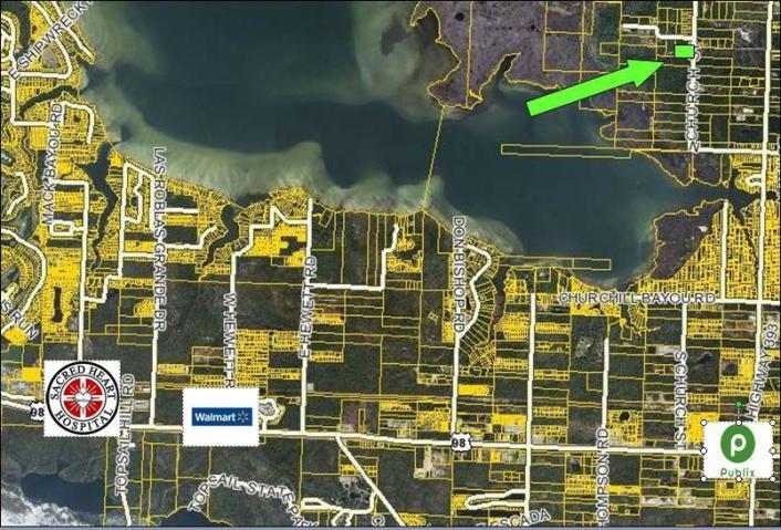 Nice 5 acre parcel approximately 1/2 mile from Hogfish Bayou with access to the Bay. In addition, the lot is approximately 8 miles from Sacred Heart Hospital and Grand Boulevard. Just 5 miles from the beaches of 30A and just North of Cessna Public Boat Ramp on North Church Road. The Seller's have already permitted, cleared and pre-loaded the home site with footers for your next home. You will have lots of privacy and the opportunity to utilize the property for trail ridding, bird watching or simply leave alone and enjoy nature. Lots of properties for sale in the area, but not many that are ready to go with permits and pre-loaded.