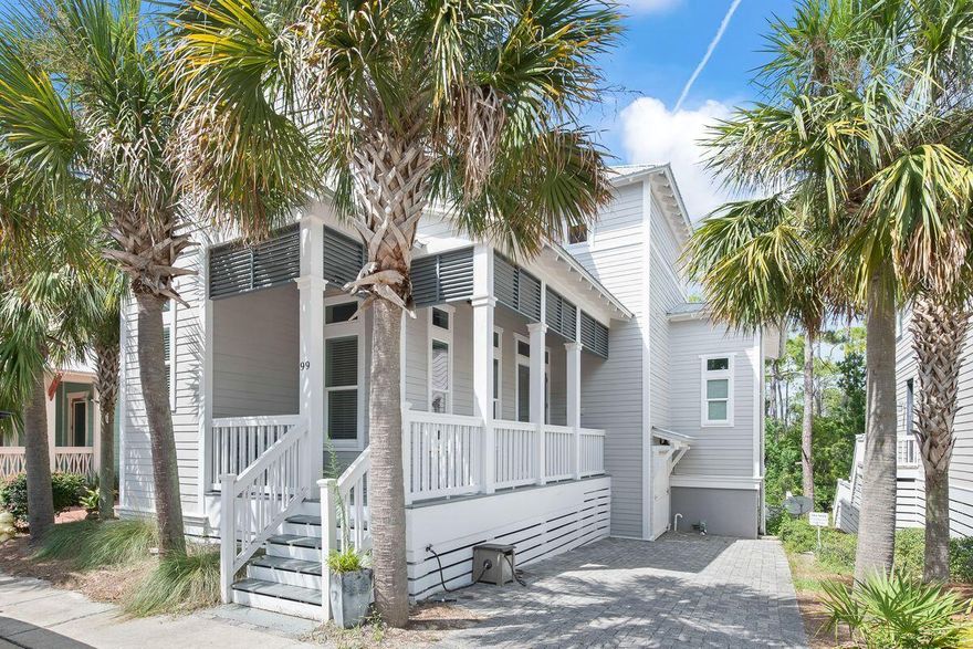 If you're looking for privacy and relaxation, look no further than this stunning Seacrest Beach home that both backs to green space and has its own private heated pool. This 2,749-sq.-ft. home, which features four beds and 5.5 baths, checks a lot of boxes for family gatherings, entertaining friends and unwinding solo whether you're purchasing as a vacation retreat or rental investment opportunity. The home's first floor boasts an owner's suite, guest accommodations with outdoor access, a bunkroom, and a cabana room with day beds and built-in storage directly off the pool area. An open kitchen, dining and living areas flow to a large screened porch overlooking peaceful green space behind the home.
