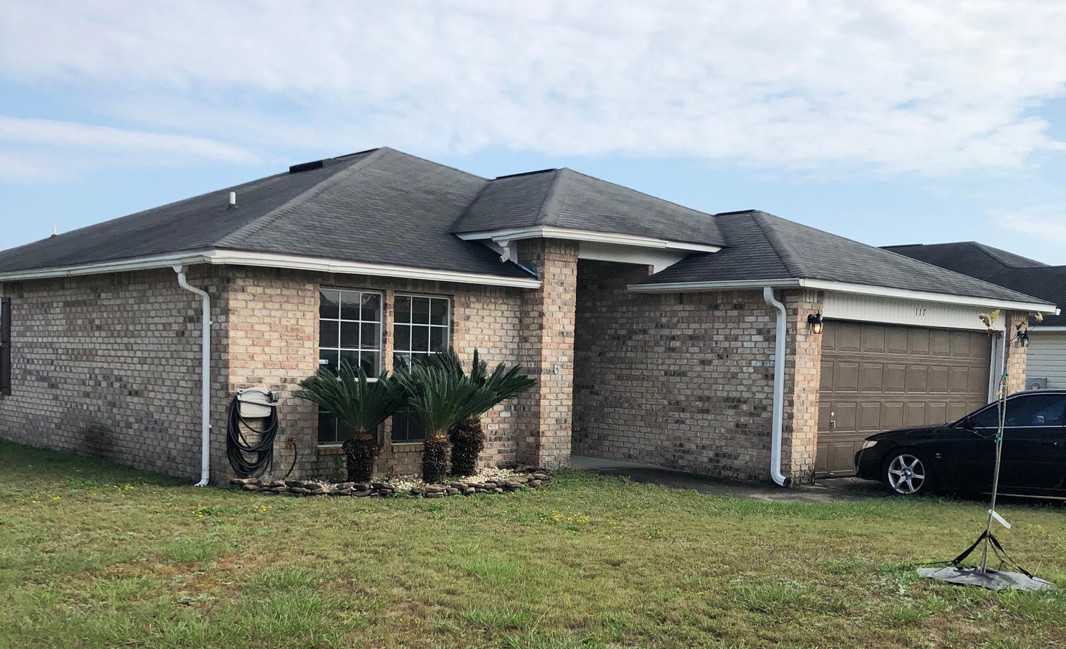 This spacious brick home in Redstone Estates is on a desired corner lot. You can't beat this location in central Crestview close to schools and shopping. Easy commute to Duke Field and Eglin AFB. The house features an open floor plan, vaulted ceilings in living room, granite counter tops in the kitchen with matching stainless steel appliances. The bathrooms are beautifully updated with granite counters and separate shower and bath tub with a large walk in closet. A 2 car garage leaves ample space for cars and storage. The yard is well kept with a covered patio leading out to the privacy fenced back yard. Buyer to verify all measurements and information deemed to be important.