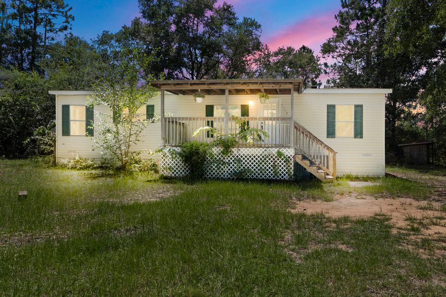 Charming Home on 2.75 Acres - Prime Location Right Outside of TownThis beautiful 3-bedroom, 2-bath home is nestled on 2.75 peaceful acres and located less than 2 miles from the center of town. Enjoy the tranquility of country living with the convenience of nearby amenities.The property features a spacious covered front porch and a large covered back porch--perfect for relaxing or entertaining. Recent updates include:        Brand new AC (2025)        Fresh interior paint        Roof replaced in 2020        Multiple utility/storage buildingsThis is a wonderful opportunity to own a well-maintained home in a quiet, desirable location. If you're looking for space, privacy, and convenience, this property has it all!