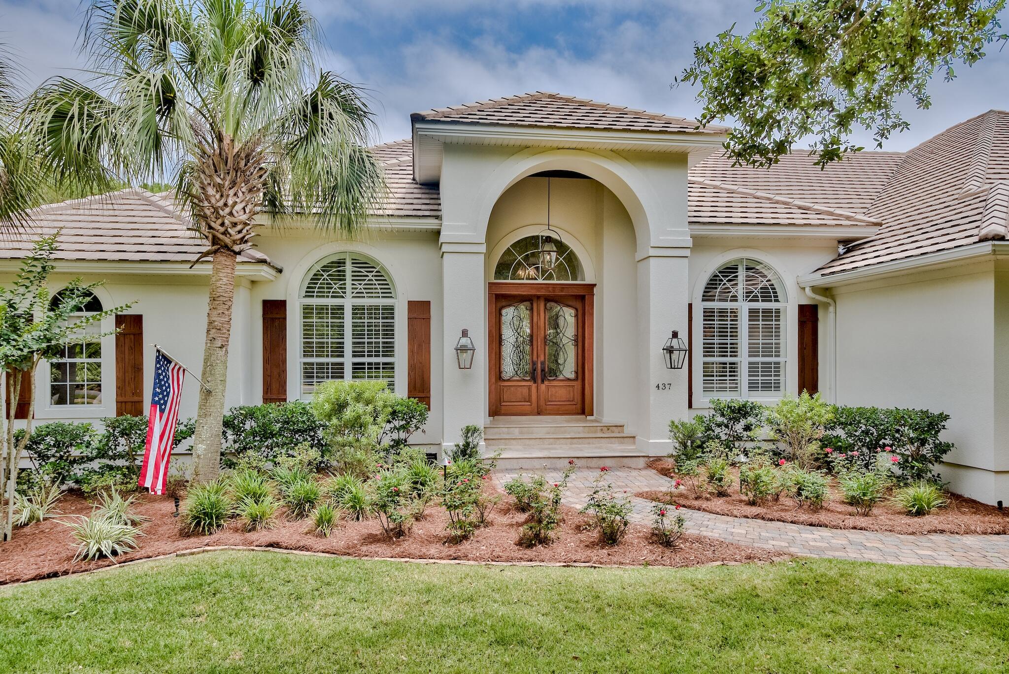 This stunning home is in Destin's premier community of Regatta Bay Golf & Yacht Club. The community is nestled on nearly 120 acres of protected nature preserve. Regatta Bay is a wonderful golf cart community with access to the gorgeous Destin beaches, adjacent to the area's best shopping at Destin Commons, boating at Legendary Marina, plus ample restaurants.                                                                                                 This house is a rare find with a 1st floor MOTHER-IN-LAW SUITE with a full kitchen or can be used as flex space to meet your needs, it is very versatile. This stunning house includes 6 bedrooms and 6.5 bathrooms just under 6400sf of heated and cooled living space.