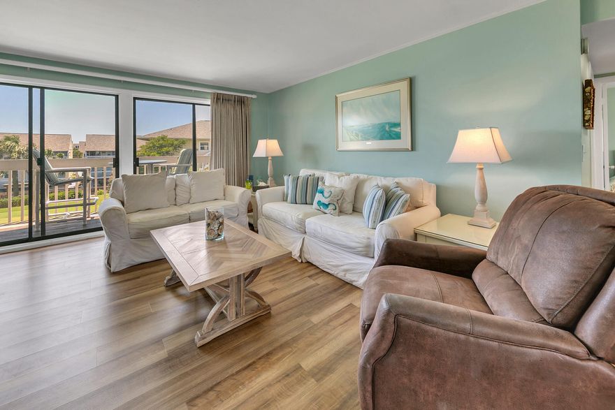 This fully furnished updated 2 bedroom 2 bath condo in Sandpiper Cove comes turn-key.  The unit that has been upgraded with a history of high rental income. Enjoy relaxing in the unit, or enjoy all of the amenities Sandpiper Cove has to offer located just a short walk from your condo. Sandpiper Cove offers 5 swimming pools(2 heated), 2 restaurants, 3 hot tubs, 6 tennis courts, a Par-3 9 hole golf course, canal dockage, boat launch, private owners marina, and 1100 feet of private white sandy beach on the Gulf.