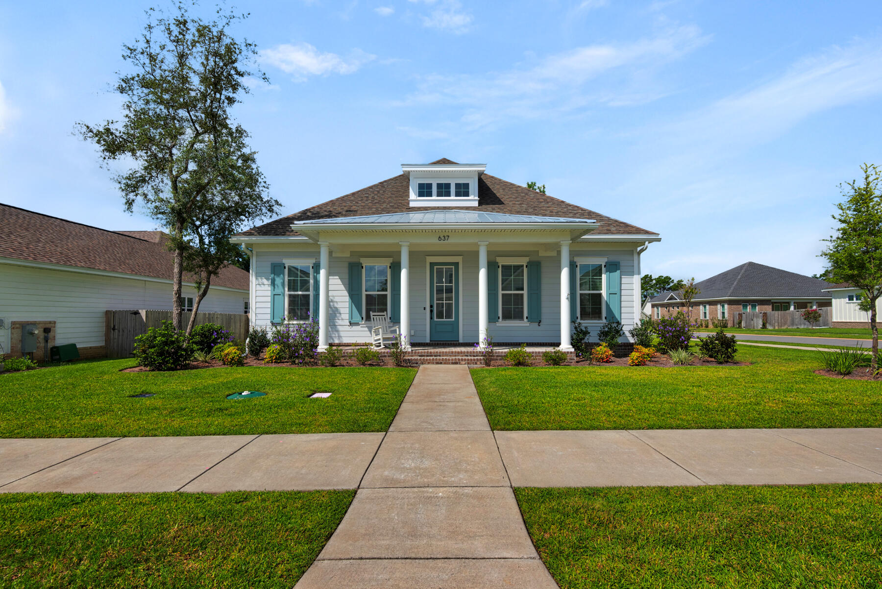 Charming and Quaint on Chamomile Court!Welcome to this stunning, like-new home in the heart of Niceville's premier master-planned community--Deer Moss Creek. Ideally situated on a spacious corner lot, this beautifully maintained one-year-old home offers the perfect blend of modern style, functionality, and timeless charm.Inside, you'll find four spacious bedrooms and three full bathrooms, thoughtfully designed with comfort and versatility in mind. The open-concept living area boasts soaring ceilings, luxury finishes, and abundant natural light, creating an inviting space for both daily living and entertaining. The kitchen is a showstopper--complete with quartz countertops, soft-close cabinetry, stainless appliances, giant walk-in pantry and a large center island that's perfect for gathering.
The private primary suite offers a peaceful retreat with a luxurious en suite bathroom and generous walk-in closet. Additional bedrooms are well-appointed, and the fourth bedroom with its own full bath provides flexible options for guests, a home office, or multigenerational living.
Step outside to enjoy the covered patio, privacy-fenced backyard, and the friendly sidewalks of one of Niceville's most sought-after neighborhoods. Deer Moss Creek is known for its thoughtful design, winding trails, future town center, and proximity to top-rated schools, military bases, and the beautiful beaches of the Emerald Coast.
Why wait to build when you can move right into this exceptional, barely-lived-in home? Contact us for an appointment to view this gem today!