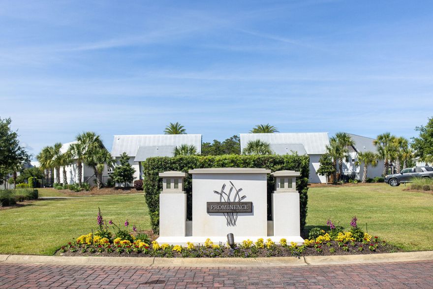 A great 3 bedroom, 2.5 bath unit in much sought after Prominence on 30A.  Stylishly decorated and fully furnished. Spacious, modern gourmet kitchen with stainless appliances. A beautifully laid out pool area and exercise facility and golf cart tram provides easy access to the beautiful 30A Beaches. This townhome sits just across 30A from The Hub.  Dining, shops and entertainment within walking distance. Less than a mile from Deer Lake State Park offering great outdoor activities!! Experience the best the area has to offer and call Promincence YOUR place on 30A!