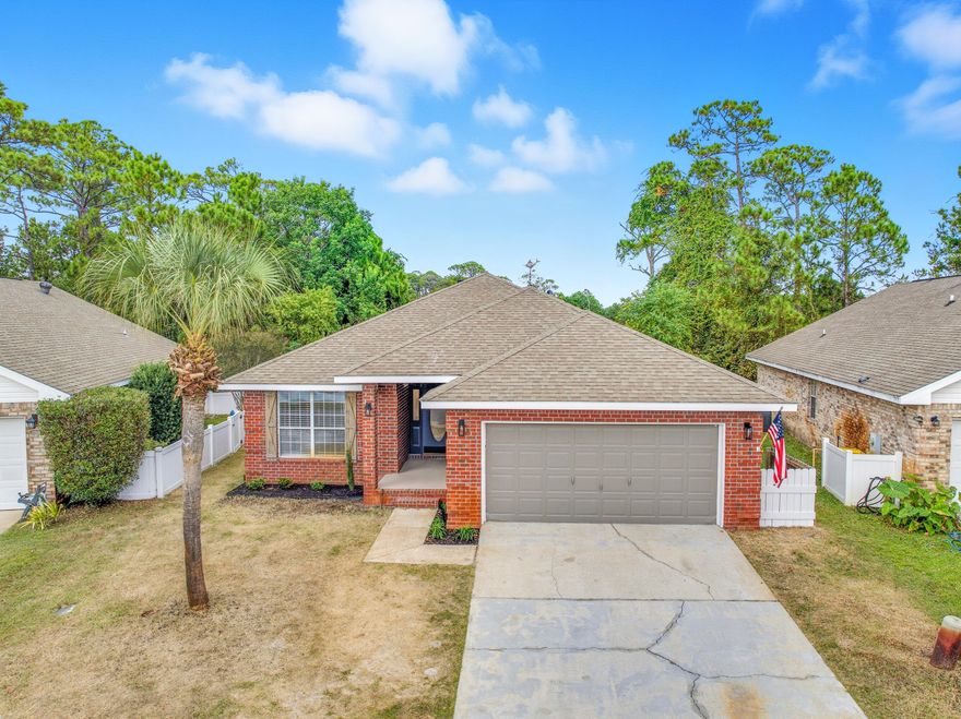 Fully Renovated 4BR/2BA Home in Marsh Harbor - Priced $40K Below Market!Welcome to your dream home in the sought-after Marsh Harbor Subdivision, a waterfront community offering deeded access to a boardwalk, beach, deck, and scenic sidewalks. Enjoy breathtaking sunsets over the intercoastal and natural marsh preserve from your own neighborhood.&#10024; Property Highlights: All-brick 4-bedroom, 2-bath home 100% rehabbed with modern finishes New roof installed at full price 2015 HVAC system 2020 hot water heater Priced $40,000 below market value Location & Views: Nestled around a tranquil pond in the front yard and just a short walk to the water, this home offers peaceful surroundings and stunning views.&#127968; Interior Features: Grand entry with vaulted ceilings and eft and the Primary Bedroom to the right. The Primary Bathroom offers a granite double vanity and a tub/shower combo.
The back patio is a great place to take a load off and enjoy the view. The covered area offers great shade and the extended composite deck offers extra space for guests and fire to gather around.
Everything you have been looking for and in the right location. Short distance to the front gate of Hurlburt, Navarre Beach, Schools, restaurants, and shopping.