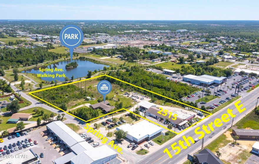 4.5+/- acres available. This listing is for two parcels- 14605-000-000 and 14606-000-000. Zoned C3-A which is very flexible zoning and provides opportunity for investment and financial gain. C3-A Zoning encompasses all the uses of C1 and C2 which include (but are not limited to): Retail, Transportation, Warehouses, even Waste Management (the only type of warehousing not allowed is refrigeration products and like-kind refrigeration storage), maximum building height allowed is 100 feet. See photos for diagram of the types of warehouses. Four (4) 9100 square foot warehouses, and One (1) 7215 warehouse. 43,615 total square feet for warehouses. Ample room for driveways, water retention, and parking. There is a 2186 square foot home that can be remodeled (for renting or use it as a home for management or property oversight) or demolished to provide more room for parking and/or an additional warehouse. There is an option to demolish the current granite retail store fronting 15th Street, or convert it to your own retail space. You can even utilize the retail space as a check-in for management if you decide to build a storage facility. The Boot Store was sold and is not included in the 4.5+/- acres. Setbacks are: 25 feet off 15th Street and 5 feet off the sides. Commercial properties are to the east and west of this property.