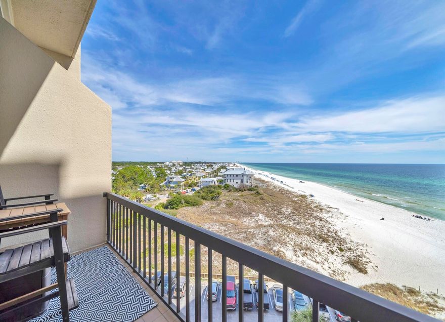 Seaside Serenity Awaits at Carillon Beach, Florida! Escape to your own slice of paradise in this serene condo nestled within the prestigious community of Carillon Beach, Florida. With its pristine white sand beaches, turquoise waters, and charming coastal atmosphere, this is the ultimate destination for those seeking a luxurious beachfront lifestyle. Enter this fully furnished turnkey coastal retreat and be greeted by an inviting open-concept living space, adorned with coastal-inspired decor and flooded with natural light. The spacious living area is perfect for entertaining or relaxing with loved ones. Step outside onto your private balcony and soak in breathtaking views of the Gulf of Mexico, providing the perfect setting for sipping your morning coffee while enjoying the sun rising over the water. Located on the second floor, the spacious master bedroom offers a serene retreat with a private balcony overlooking the tranquil waters of Lake Powell. The master bath features tiled flooring, a walk-in shower, and coastal white cabinets. The second bedroom, known as the bunk room, boasts an ensuite full bath and unbelievable views of the beach and coastline, providing a perfect haven for guests or family members.

Carillon Beach offers a wealth of amenities for residents to enjoy, including indoor and outdoor pools, gym, sauna, library, billiard room, tennis courts, pickle ball, playground, boat launch, parking for boats, watercraft and trailers, a fitness center, and direct access to the pristine beaches of the Gulf Coast. One pair each of kayaks and bikes are yours to enjoy or take a leisurely stroll along the winding pathways, explore the charming boutiques and restaurants, or simply relax and soak in the breathtaking sunsets.

Conveniently located just minutes away from Rosemary Beach without the 30a traffic and with more privacy on the secluded beaches of Carillon. You will have easy access to an array of shopping, dining, and entertainment options.

Whether you're looking for a permanent residence, a vacation getaway, or an investment opportunity, this Carillon Beach condo offers the perfect blend of luxury, comfort, and coastal living. Don't miss your chance to experience the unparalleled beauty and tranquility of this idyllic seaside community. Schedule your private showing today and make your beachfront dreams a reality! 

