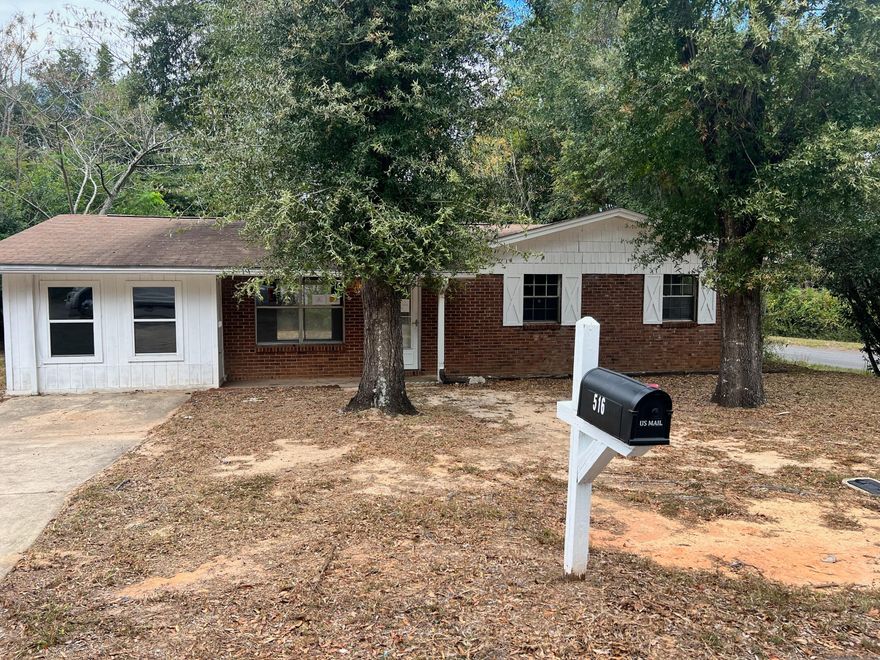 REO.Attention potential investors and property renovators! This hidden gem presents an exceptional opportunity for enhancement and transformation, destined to become the talk of the neighborhood. This property features three bedrooms and two bathrooms, strategically situated in the heart of Crestview, offering aconvenient commute to local military bases, pristine beaches, and shopping centers. Its corner lot location affords ample yard space, while the fenced backyard is ideal for children and pets to enjoy. Notably, the City of Crestview has permitted a roof installation in 2016. Please note that this property is not eligible for FHA, VA, or RD loans; only conventional or cash offers will be considered.   Being sold ''as-is'', and seller makes no representations