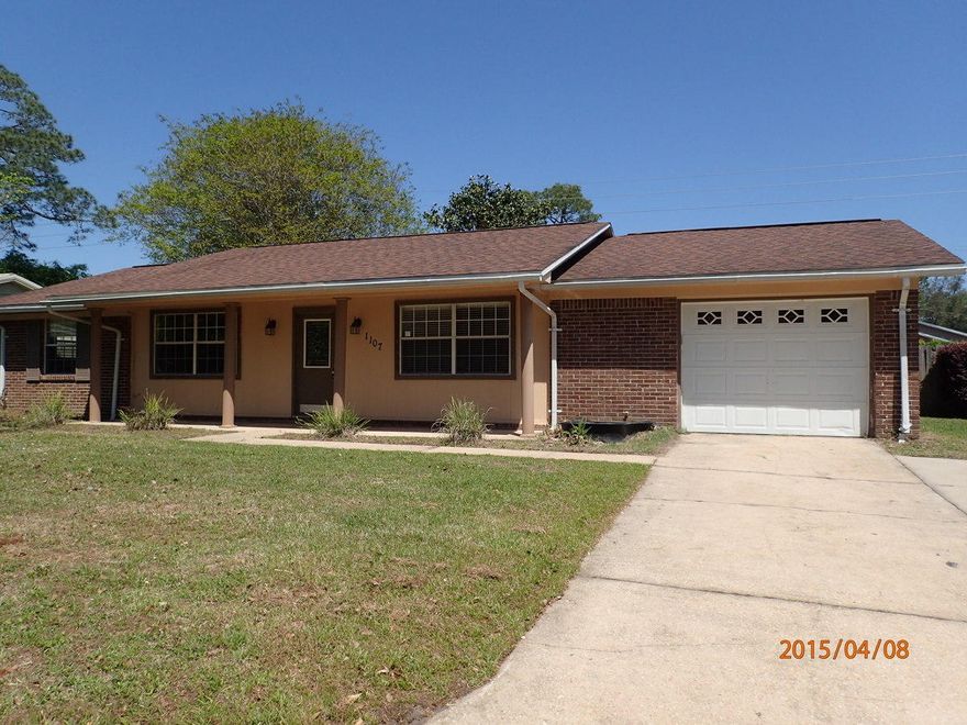This REO property is located in the heart of Niceville is a must see. Home has many updates and is nearly move in ready. Built in 1974, this home has 3 bedrooms, 2 baths, tile and laminate floors, remodeled kitchen with lots of cabinets and more. Exterior is all brick and has a privacy fenced back yard. Call today before it is gone! **Employees of Bank of America or its affiliates or subsidiaries are strictly prohibited from directly or indirectly purchasing any property owned by Bank of America. **