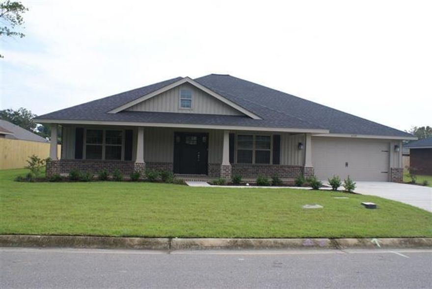2685 Square feet of beauty. This home features beautiful almost black colored custom cabinetry, with modern colored NAFCO flooring in all the wet areas and Gallo Ornamental granite in the kitchen, which contrasts beautifully. Relax in the Master bath garden tub or on the huge 14x16 covered rear porch. Come see our model located at 6000 Trestle St. to get a real feel. ESTIMATED COMPLETION... MID JUNE