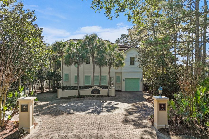 Nestled in the exclusive Del Mar Estate neighborhood within the renowned Sandestin Resort, this custom-built home offers luxurious living in a tranquil setting. Recently painted and meticulously renovated, this private lakefront oasis sits gracefully on a serene golf course lake. Designed for both relaxation and entertainment, the property boasts a heated saltwater pool and hot tub, positioned on a large, wraparound lanai with over 1,600 square feet of outdoor space that is fully screened and equipped with motorized retractable screens.Inside, the home exudes elegance with white-washed pine floors and 10-foot ceilings throughout. The first floor features an open-concept layout with a kitchen, dining, and living area surrounded by windows that frame both the lake and pool views. The professionally designed kitchen is a chef's dream, equipped with brand-new Thermador appliances valued at $36,000. An office wrapped in windows, a well-lit laundry room, and a powder room complete the first level.
The second floor is home to an impressive master suite with a wraparound deck overlooking the tranquil lake. The spa-inspired master bath includes dual vanities, a soaking tub, and a separate shower. This level also offers three additional bedrooms, one of which is massive, and a full, recently renovated guest bathroom.
On the third floor, you'll find a versatile bonus living space that can serve as a media room, second living room or playroom, along with a fifth bedroom and full bathroom, making this home perfect for families and guests alike.
Located in the heart of Sandestin Resort, this property is surrounded by four championship golf courses, a state-of-the-art tennis complex, a full-service marina, the vibrant Village of Baytowne Wharf, and of course the pristine Beaches of South Walton! This home combines modern luxury with the lifestyle and amenities of a world-class resort. HOME IS BEING SOLD FULLY FURNISHED W/ SOME EXCLUSIONS.  
