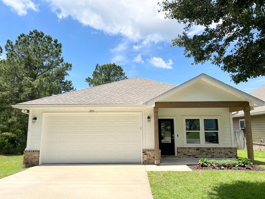 Gorgeous, like new waterfront craftsman style home with great views overlooking pond and located directly across from the pool. Private and serene with nature, LaGrange Landing is a quaint pool community with walking trails and easy access to all of South Walton. It is just a quick drive to local favorite restaurants and beach accesses along scenic 30-A. This property features office with French doors, expansive walk-in primary bedroom closet with built-in drawers, and spacious living areas. Walk out to the back door to find a covered screened porch overlooking the serene pond.  Move in before summer and start enjoying this beautiful community!  Available now for a one year lease.