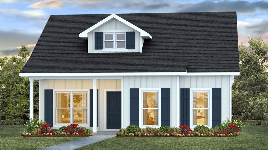 Welcome to 50 Sweetclover Street, a new home at Owl's Head East in Freeport Florida. This home is under construction and features the Aspen floor plan, perfect for those seeking a comfortable living space with modern finishes.The large family room serves as the central gathering area, offering plenty of space for relaxation or entertaining. The kitchen, located separately from the living areas, includes a convenient pass-through window that connects to the living room, adding functionality and charm. A separate dining room provides flexibility and can easily be used as an office or a secondary living area. This space opens to a generously sized covered patio, perfect for outdoor dining or unwinding after a long day. Interior features of this home include EVP flooring in the common areas and carpet in each bedroom along with granite countertops and beautiful white cabinetry in the kitchen and bathrooms. The primary bedroom has spacious ensuite bathroom with a shower and two single vanities with cabinetry for storage as well as a closet. The two additional bedrooms share a full bath.

The rear-entry two-car garage enhances the home's curb appeal while providing practical access. Whether you're looking for a modern family home or a layout that adapts to your lifestyle, the Aspen floor plan delivers comfort, flexibility, and style. At Owl's Head you will find plenty of onsite community amenities including a stunning wooded park surrounded by a walking trail.