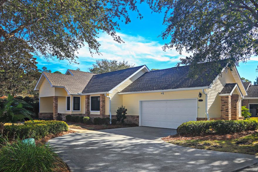 Wow a must see! This wonderful 3 bedroom, 3 bathroom home, with 2 car garage, is located in the friendly Sandestin neighborhood of Deerwood. An ideal floor plan provides a relaxed flow throughout the residence, while large windows and doors provide an abundance of natural light. A spacious living area opens to a generous dining area, and a well-appointed kitchen, complete with tile counters and a sizable pantry. The master suite features two walk-in closets and a roomy master bathroom; boasting split vanities, a soaking tub, and a separate shower. A large enclosed sunroom provides ample additional living space while looking out over the home's private deck and neighborhood lake. Two additional bedrooms (one currently used as a study) and two bathrooms round out the home's interior.