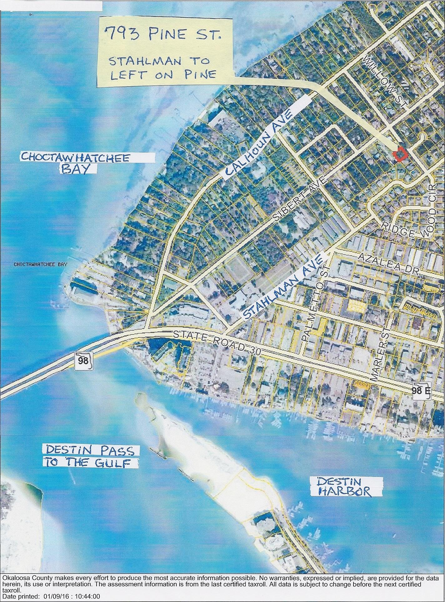 Calhoun S/D Destin - Residential