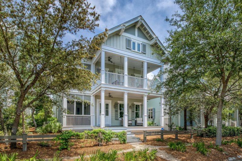 This fully renovated 5 bedroom 5 bath home located in the Lake District of Watercolor has the wow factor that you have been looking for with premium finishes, stunning designer furnishings, shiplap walls and hard wood floors! The home welcomes you with a spacious open floor plan. The gourmet kitchen offers subzero and wolf appliances, gorgeous white quartz countertops, a beautiful tiled wall with open upper shelving, a large center island and lavish light fixtures. The living area offers a fire place which makes for a comfy place to curl up on the couch after a long day on the beach! The first floor also has a large front porch and a screened porch for additional living space. This home also offers the sought after first floor master bedroom.