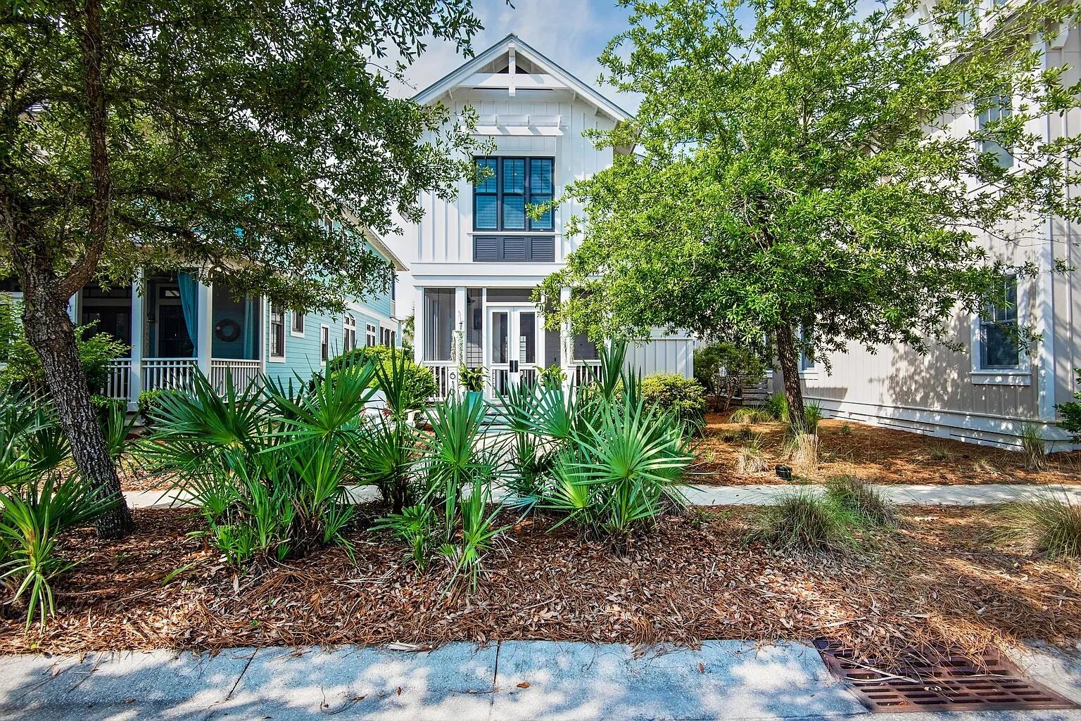 $1,000 off first month's rent and now offering flexible 6+ month leases! Ready to move to paradise and rent before you buy? NatureBerry is for you. Located within a mile of Seaside, WaterColor, top restaurants, shops, and the world-famous 30A beaches. This custom home is in the sought-after NatureWalk community, known for its resort-style amenities. Offered fully furnished, it features three bedrooms including two spacious en suite bedrooms (one on the first floor), beautiful hardwood floors throughout, and an energy-efficient dual-stage HVAC system. The upstairs landing includes a built-in desk--ideal for remote work. Shutter window treatments provide comfort and privacy.Immediate availability, call today!