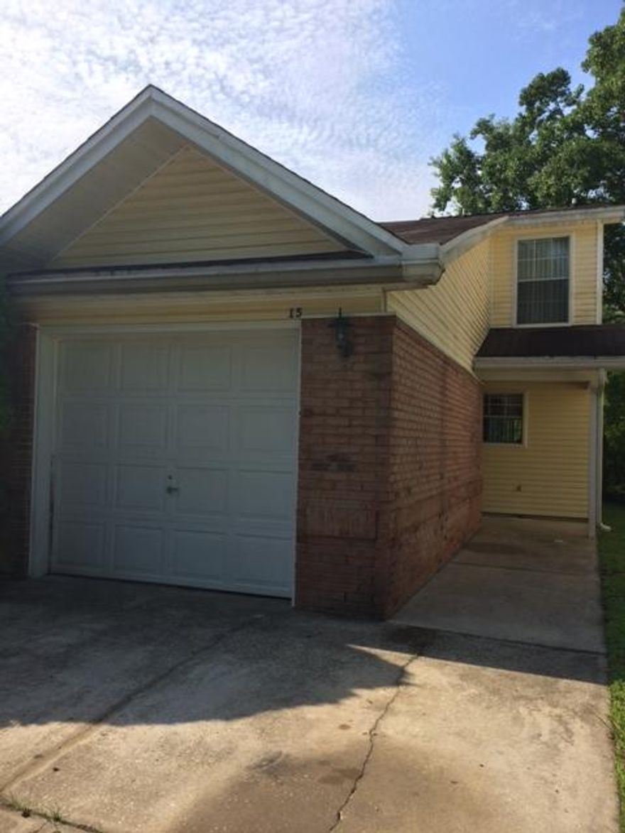 Nice and clean townhome. Carpet downstairs. Refrigerator, dishwasher, electric stove/oven. Separate laundry room with washer/dryer hook-ups. Patio with fenced in backyard. All pets must be approved by owner with a non-refundable $250 pet fee. One car garage. No smoking.