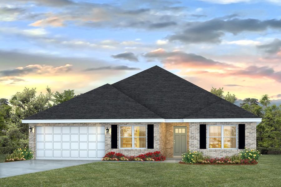 ALL BRICK NEW construction in HERITAGE PLANTATION community which offers underground utilities in a more rural, natural, wooded setting with larger homesites. The VERY popular Sawyer model is gorgeous. A spacious 5 bedroom, 3 bath, fabulous open design, covered patio & 2 car garage. Wood look flooring throughout with PLUSH carpet in the bedrooms. The open kitchen features a large island bar for extra seating, smooth top range, built in microwave, stainless steel appliances, & lg. corner pantry. Nice breakfast nook & separate dining area. Bedroom #1 is spacious & the beautiful adjoining bath offers a double vanity with a lg shower & walk-in closet. This new stylish contemporary home includes the Smart Home 'Connect' system with your video/camera doorbell, keyless entry and much more.