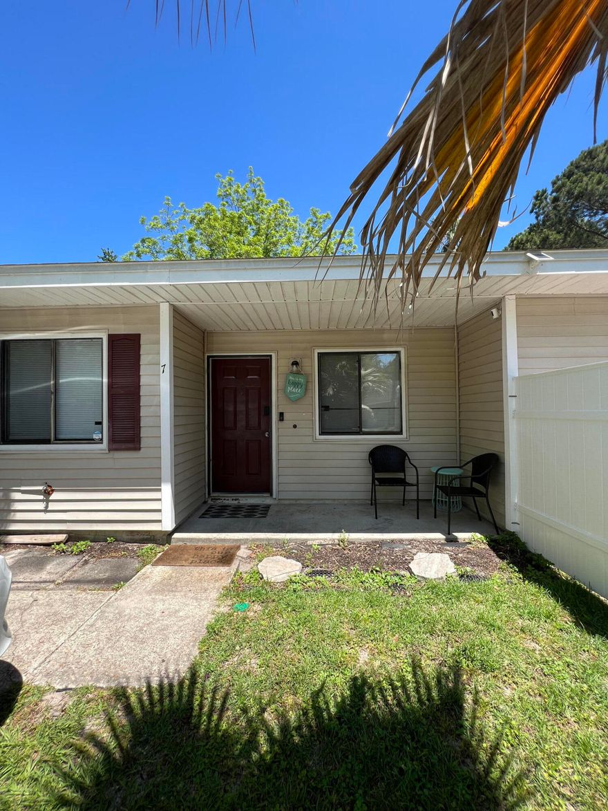 Investors! Updated and modern townhome in the heart of Santa Rosa Beach. Just a five minute drive to 30A and fifteen minutes to Destin. This is a rental revenue goldmine! This unit has been on the short-term rental program for just a few months and already has an amazing rental history while being very well maintained. This would also make for a great starter home. This home is sold fully furnished and turn-key ready with future rentals already in the books! Throughout the home you will appreciate fresh paint, new fixtures throughout the home and new LVP floors recently installed in the bedrooms. New patio deck in the backyard.