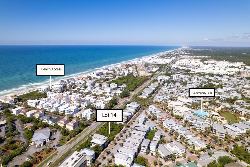 Ready to build! A rare Seacrest Beach lot overlooking 30A. This is an ideal location offering the convenience of quick access to the bike path, beach access and all the shopping, dining , and entertainment that Seacrest , Alys Beach and Rosemary have to offer. **Buyer is responsible for personally verifying details about this property. All information contained on the listing is believed to be accurate but not guaranteed. **