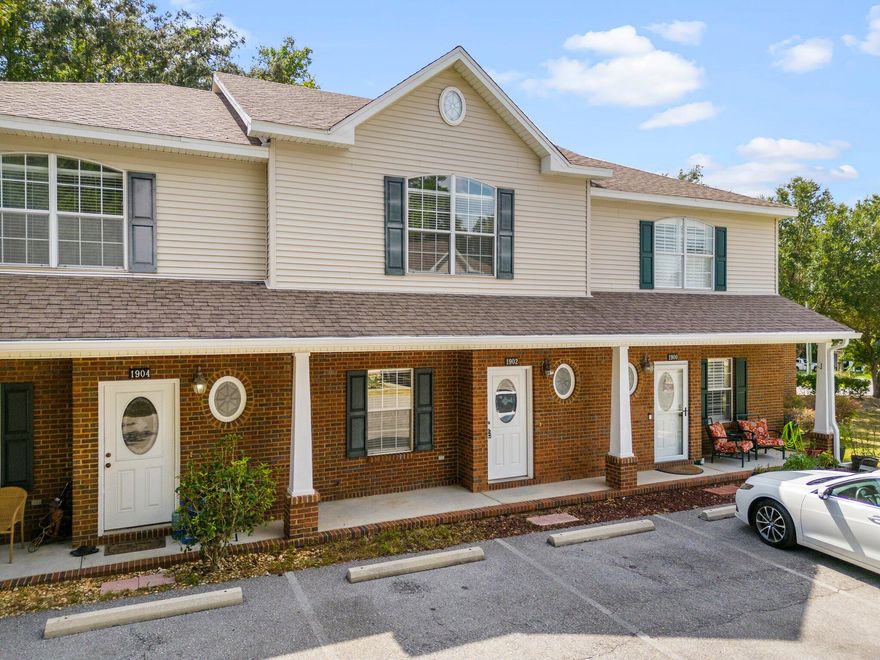 Enjoy Niceville living without the upkeep of a large lot with this classic Florida townhouse. Greeting you as you return home is a handsome brick entry and brick trim porch perfect for relaxing in the warm Florida sun or enjoying the cool winter breeze. This 2bd/1.5ba unit offers fully tiled main level flooring, and features characteristics such as stainless appliances, and a spacious kitchen. The upper level provides much comfort with a large primary suite that includes an ensuite bath, an oversized second bedroom, and an abundance of natural light. Ease of access to major military installations, Northwest Fl. State College, shopping, and recreation round out this prime unit.