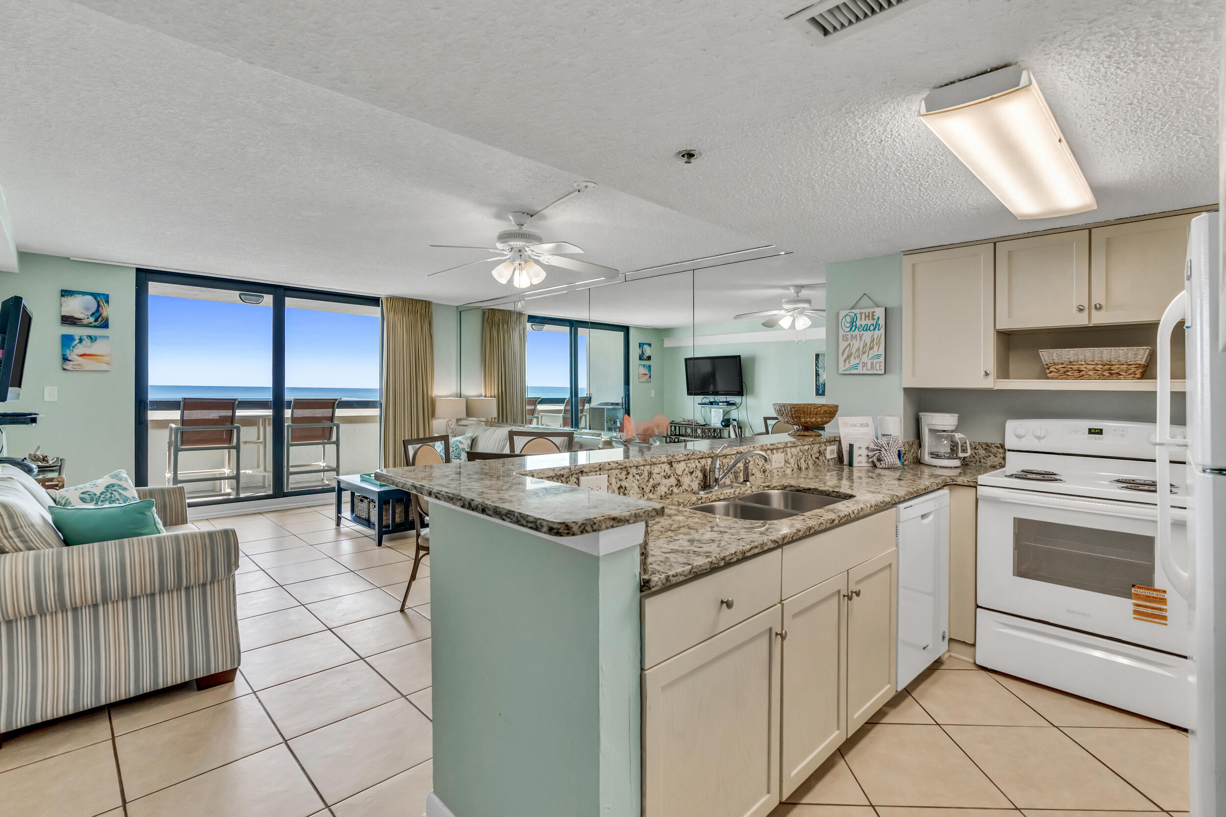 This 1-bedroom, 1.5-bath gulf front condo is turnkey ready and makes a GREAT investment. Very conveniently located on the second floor so no need to wait for the elevators. Recent upgrades include a brand-new stove (August 2025), plus peace of mind with Milestone and SIRS inspections already completed. Sundestin offers resort-style amenities and is a very popular vacation destination with many amenities including an indoor & outdoor pool as well as hot tubs, a kiddie splash pool, indoor sauna & steam room, sundry store, fitness center, game room, tiki hut bar & grill, on-site massage therapy, 24 hour front desk, meeting/conference rooms, & on-site restaurant. The association dues include electricity in addition to cable, internet and water.