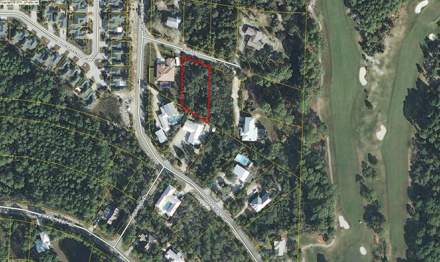 Beautiful half acre lot near the golf course and the beach with an added bonus A GREAT PRICE!!!!!!High and dry at 40 feet above sea level.X flood zone no wetlands a builders dream!