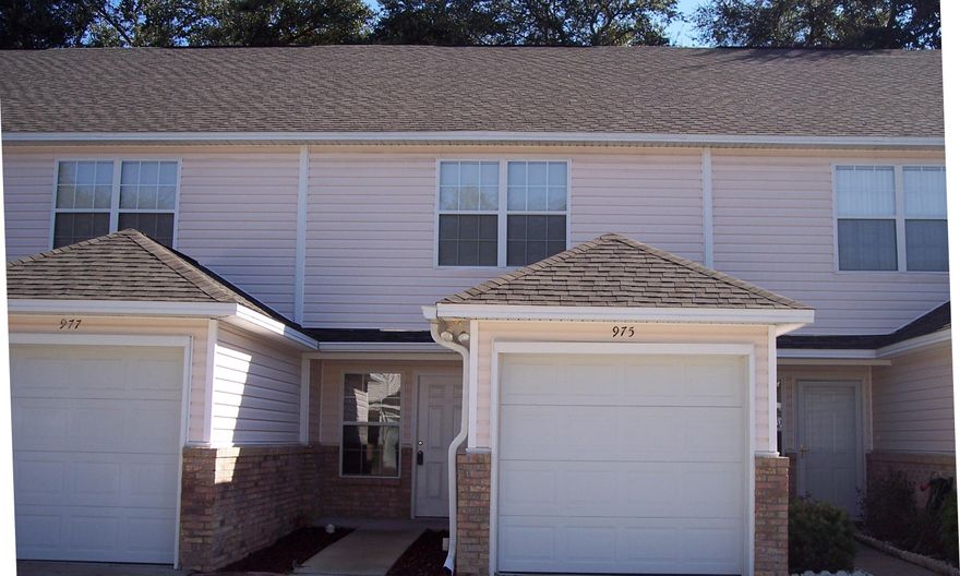 Seller has received military orders oversees and needs to sell immediately. Price has been reduced for quick sale and is firm. Seller will pay owners title policy and related fees and doc stamps on the deed. Spacious townhome convenient to Eglin and Hurlburt. Both bedrooms and 2 full baths are upstairs. Kitchen, living room, laundry room, and half bath are on the first floor. Nice back deck for grilling or relaxing. Plenty of storage space. One car garage. Includes refrigerator, washer and dryer. Property to be sold AS IS.