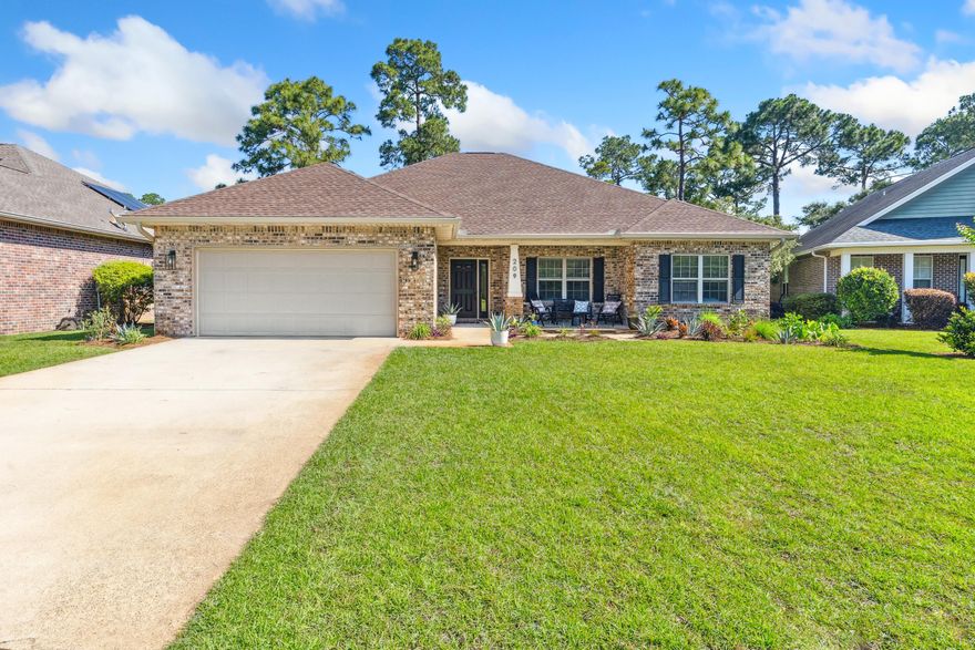Welcome to 209 Forest Park Drive, a distinguished residence nestled in the heart of Santa Rosa Beach, Florida. This property offers an exceptional opportunity to own a home in one of the most sought-after locations along the Emerald Coast. With a generous 2,210 square feet of living space, this four-bedroom, two-bathroom home is designed to accommodate both comfort and style.Upon entering, you are greeted by a thoughtfully designed living room featuring a custom-built fireplace, perfect for creating a warm and inviting atmosphere. The open floor plan seamlessly connects the living area to the kitchen, where a converted closet now serves as a convenient beverage bar, ideal for entertaining guests or enjoying a quiet evening at home. The master suite is a true retreat, boasting built-in shelving in the closet to maximize storage and organization. Additionally, one of the closets has been transformed into a functional office space, catering to the needs of those who work from home or require a dedicated area for study.
Outdoor living is elevated with extended patios on both the front and back porches, providing ample space for relaxation and gatherings. The backyard is further enhanced by a grilling area, perfect for hosting summer barbecues, and an outdoor shower, offering a refreshing escape after a day at the nearby beach.
Located in a prime area of Santa Rosa Beach, this property offers convenient access to local amenities, including shopping, dining, and recreational activities. The community is known for its picturesque landscapes and vibrant lifestyle, making it an ideal place to call home.
This home is now available for sale, presenting a unique opportunity to own a piece of paradise in Santa Rosa Beach. Experience the perfect blend of functionality and elegance at 209 Forest Park Drive, where every detail has been carefully curated to enhance your living experience. 