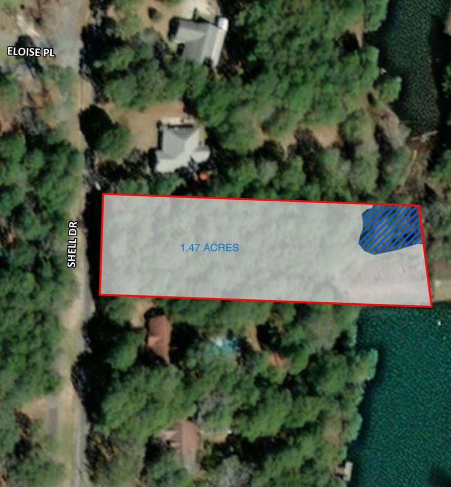 This could be the view from your future home. This lot backs up to a lake and is in an established neighborhood without a HOA. Utilities are at the street ready for you to build your dream home.