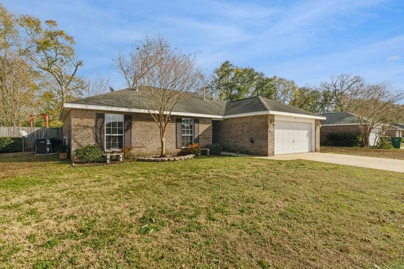 Sellers are offering a NEW ROOF, with an acceptable offer. This charming 3-bedroom, 2-bathroom home boasts a seamless blend of comfort and convenience. Step inside to discover a spacious open floor plan, adorned with sleek tile flooring throughout--no carpets here.The home is a welcoming living space, perfect for relaxing evenings or entertaining guests. Adjacent, the kitchen awaits, complete with ample counter space and storage, ready to inspire your culinary adventures.The master bedroom, featuring not one, but two closets for all your storage needs. The attached ensuite bathroom ensures privacy and convenience.Outside, a sprawling backyard beckons, complete with a charming swing and a privacy fence, offering the ideal setting for outdoor gatherings or quiet moments of relaxation. Plus, take advantage of the amenities the community has to offer, including a refreshing pool and tennis courts, perfect for staying active and socializing.
