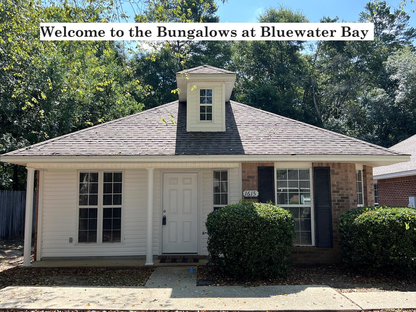 Welcome to the Bungalows at Bluewater Bay. Rare Find - END LOT & ZERO CARPET HOME with Privacy Fenced backyard & no rear neighbors as this home backs up to Wooded Government Reservation. Recent Updates Include, 2017 AC & Heating System & 2024 Dining Chandelier. The Kitchen has an Overabundance of Cabinets and Counter Space, Separate Pantry and all Appliances will Remain. Indoor Laundry Area Plus an Additional Storage Area in the Rear of the Home. Privacy Fenced Backyard. Split Floor Plan with 3 Bedrooms and 2 Full Baths and a Very Efficient Floor Plan that Lives Big. The Bungalow Homes do not Last Long on the Market. The sellers have never lived in the home, and it is being sold as is with the right to inspect. Buyer to verify any information that they deem important.
