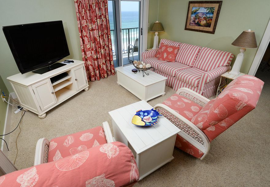 $10,000 PRICE DROP! Are you looking for a nice condo in a quiet condo project? This 3BR/3BA Penthouse at Moonspinner was completely renovated in 2010 with new cabinets, granite counter tops, flooring and bathrooms. Featuring TWO gulf front master suites (one with a private balcony), this unit is in fabulous condition. All of the appliances have been replaced in the last four years and according to a previous listing, the A/C unit on the roof and the air handler were upgraded to a 3 ton unit that has special fans built into the wall that draws air from each bedroom when the doors are closed. Located at the far east end of Thomas Drive, Moonspinner is within walking distance to St. Andrew's State Park and loaded with amenities which include