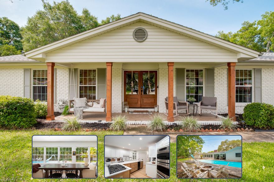 Welcome in to your dream home in the coveted Kenwood neighborhood!! This gorgeous 5 bedroom, 4 bath pool home has been extensively remodeled with luxury finishes and stunning details. Boasting 3 master suites you'll have room for a large family, home office and guests. The elegant kitchen features a walk-in pantry, granite counter tops, gas stove, double oven, under counter ice machine and wine cooler. Multiple living areas make for an expansive floor plan. The den gives the feeling of being outside with large windows offering beautiful views of the outdoor kitchen and pool. Master bedroom is a place to retreat and includes a built in office, garden tub, separate shower, granite counter tops and huge walk in closet.