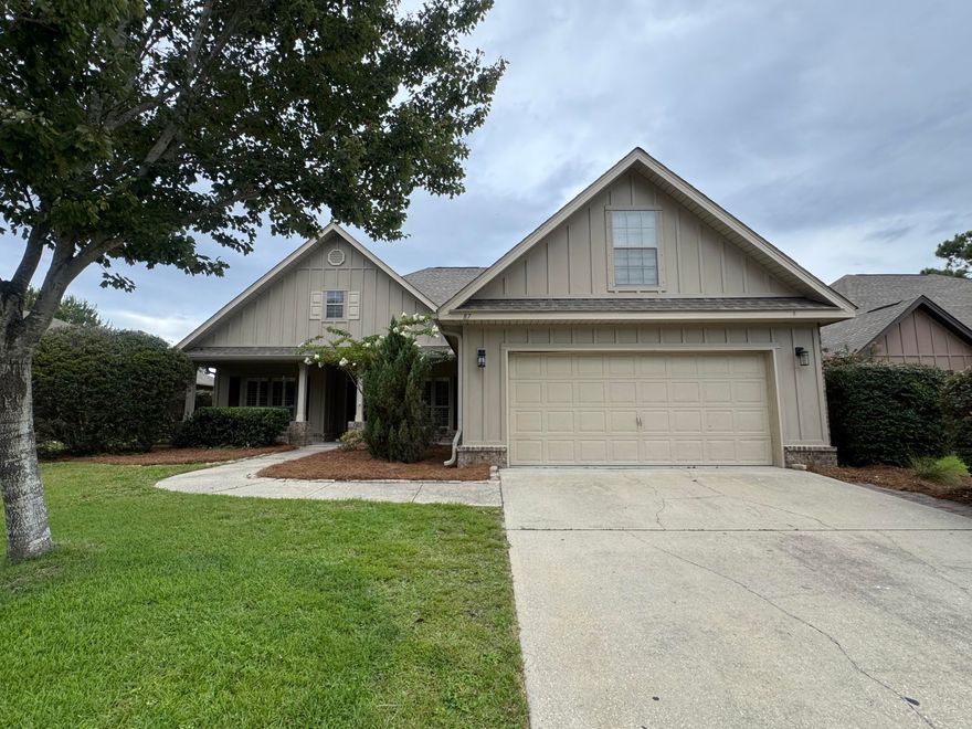 For Rent - Spacious 4BR/2.5BA Lakefront Home in Whispering Lakes, Santa Rosa Beach, FL.This expansive 4 bedroom, 2.5 bath home is situated on a 70 ft waterfront lot in the peaceful Whispering Lakes neighborhood. With 2,582 square feet of living space, this home offers plenty of room for families or those who love to entertain. The heart of the home is the large kitchen, perfect for gatherings, with direct views of the lake and a seamless flow into the spacious living and dining areas. Relax and enjoy the tranquil water views from the covered and screened-in patio, or step out to the fenced backyard for outdoor fun. Additionally, there are generously sized bedrooms, including a comfortable master suite, and huge bonus rm or 4th bedroom upstairs. Close to schools, shopping, restaurants!