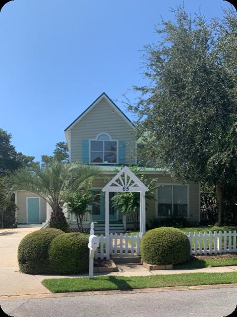 Great curb appeal.... this beach cottage is located in Sea Dunes and is within walking distance to the beach. With 3 bedrooms 2 baths this home has several ugrades that include porcelain tile and vinyl plank flooring, granite countertops and back splash, under counter lights, crown molding throughout, new fans and new paint. The whole second floor is a private master suite with vaulted ceilings and a large master bath. There is an attached 13X8 finished storage room, outside shower, fenced in front yard and parking for 4. In the backyard there is separate irrigation pump and room for a pool. Sea Dunes allows 6 month rentals or longer.