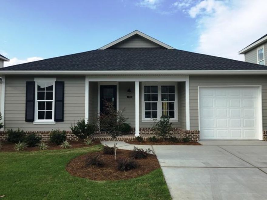High quality, new construction in SRB area available May 2016! The ''Ashley'' is a cozy, single-story plan w/2br, 2bth w/office & 1 car garage, perfect for anyone downsizing or a coastal 2nd home. The cushy office is a plus and the charming kitchen adorns granite counter tops, all-wood cabinetry & stainless steel appliances. Wood flooring throughout kitchen, dining & living areas. Tile in bathrooms with plush carpeting laid in bedrooms. 9'ft ceilings, 8'ft doors & recess lighting throughout. Spacious Master suite has a walk-in closet, dual vanity & beautiful tiled master shower. Model/157 Christian Dr is the exact home so you can view the same floor plan w/appt. The overall detail of the homes & community is unparalleled and sets CSV apart from others. Bar None, the best overall quality