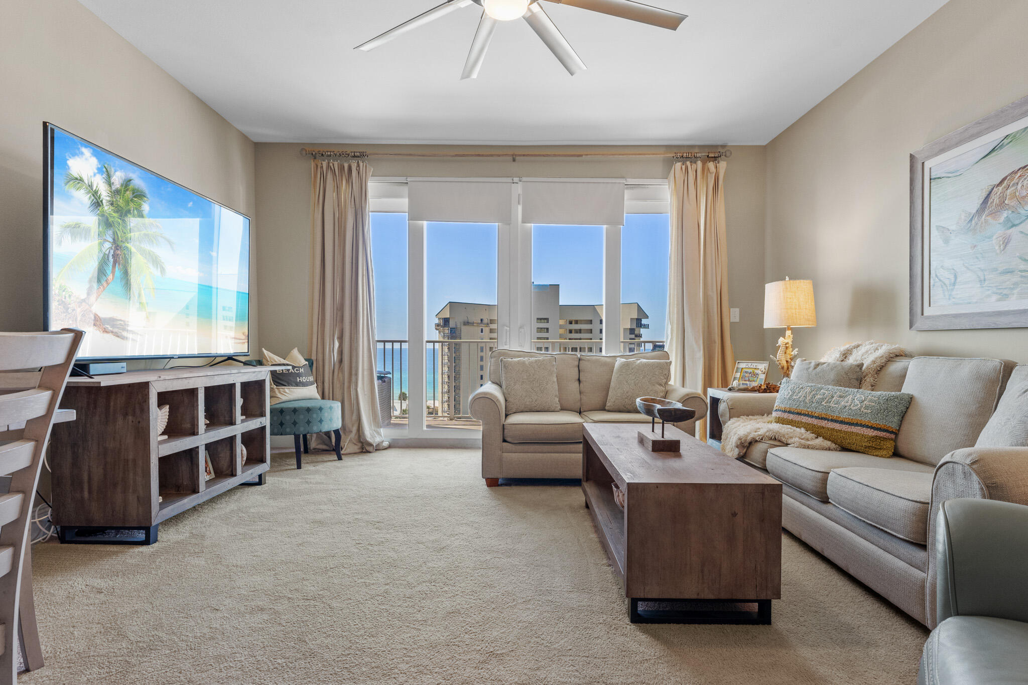 This Upgraded GULF VIEW Condo Has 2 Bedrooms, 2 Baths, Bunk Room & Can Easily Accommodate Over 8 People. Large Open Floor Plan, Expansive Balcony, Granite Countertops, Master Suite With Double Vanity, Garden Tub & Separate Shower. Updates Include: New Stainless Appliances, New Lighting, Newer Furniture & Painted Cabinetry. Laketown Wharf Resort Is In The Heart Of All The Fun & Excitement PCB Has To Offer. Just Steps Away From The World's Most Beautiful White-Sand Beaches, Shopping, Dining & Entertainment! This Beachside Resort Offers Unparalleled Amenities With 5 Unique Pools, Splash Bar & Grill, Gulf View Fitness Center & Covered Garage Parking, Several Restaurants On-Site & Coffee Bar. Enjoy The Nightly Fountain & Light Show & Market Shops Along The 52,000 Sq Ft Of Lakefront Boardwalk!