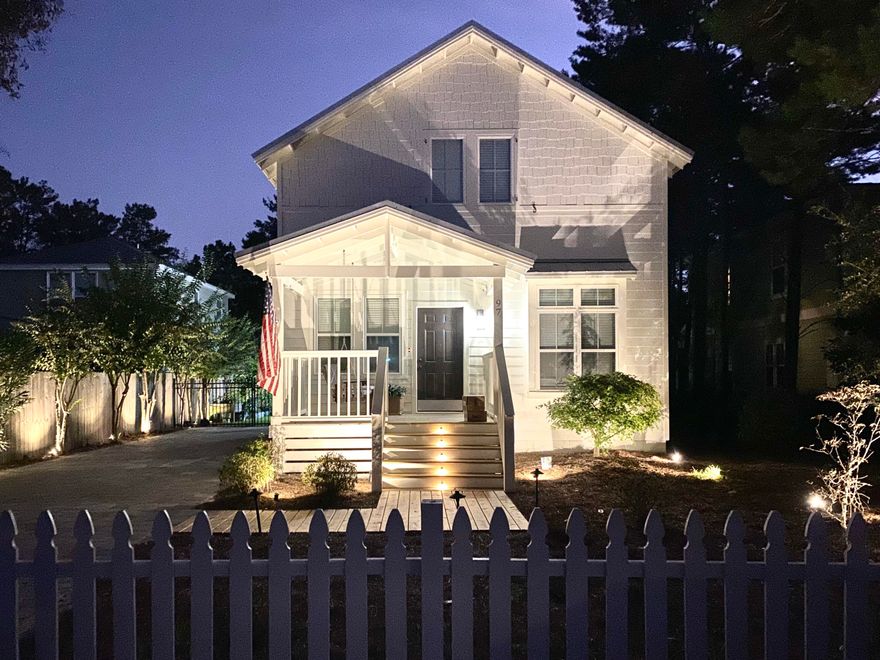 A one of a kind newly updated home minutes from the beach and shops of Grayton and easy access to HWY 98. Updates/features include; large fenced in backyard with grass, irrigation, citrus trees and privacy plants. New HVAC, completely remodeled master bath, new exterior/interior paint, updated kitchen, new flooring throughout, paved driveway, landscaping lights, new decking, large screened in porch.
This is a really unique property that would be great for a family with space to expand, updated features and options for commercial (VMU zoning). Rare find south of HWY 98 and in close proximity to an iconic beach town of 30A.