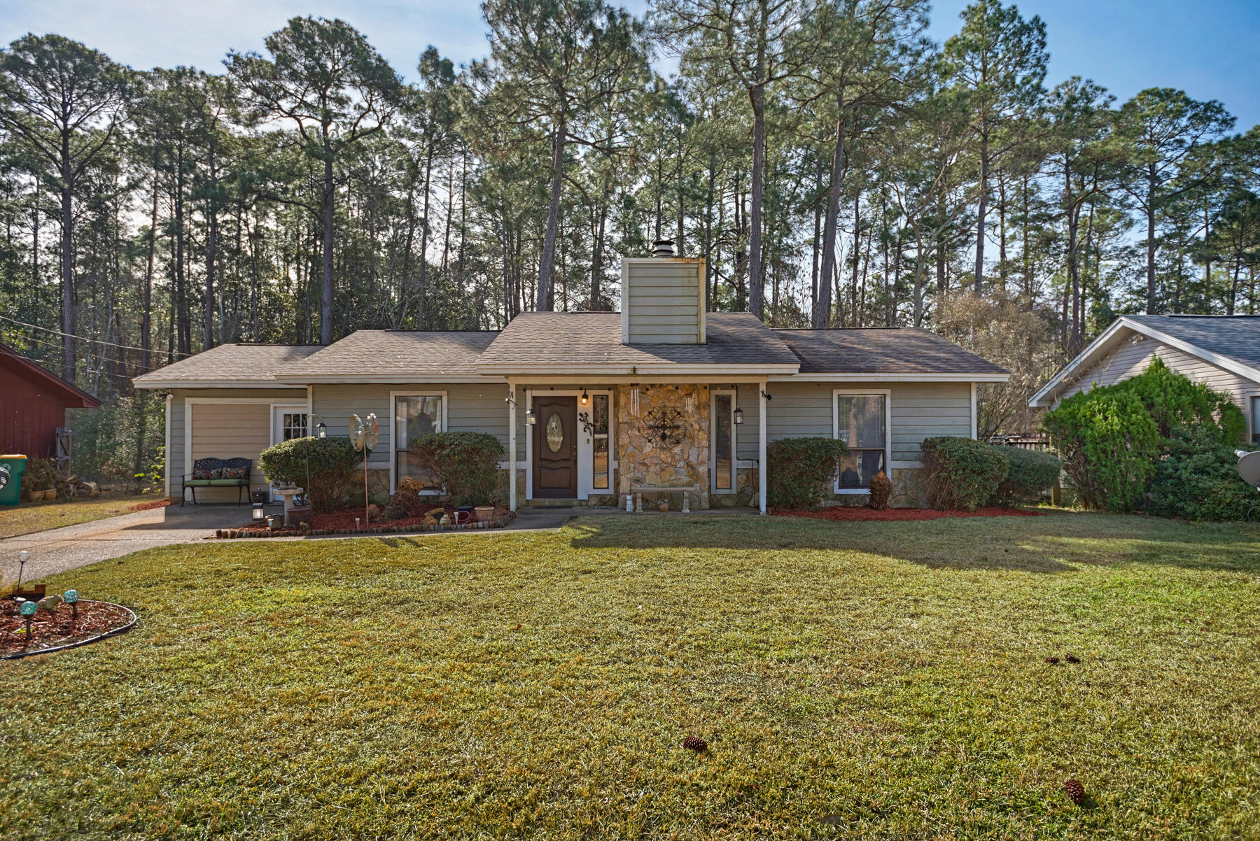 Incredible and properly maintained single family home located in a prominent area of Fort Walton Beach. Located ten minutes from Eglin and Hurlburt, and less than fifteen minutes away from the beautiful beaches. This home offers a split-bedroom style floor plan with a galley style kitchen and laminate flooring throughout. This lot is slightly above .2 acres and offers privacy that backs up to the reservation. The value exceeds the price, so it won't last long.