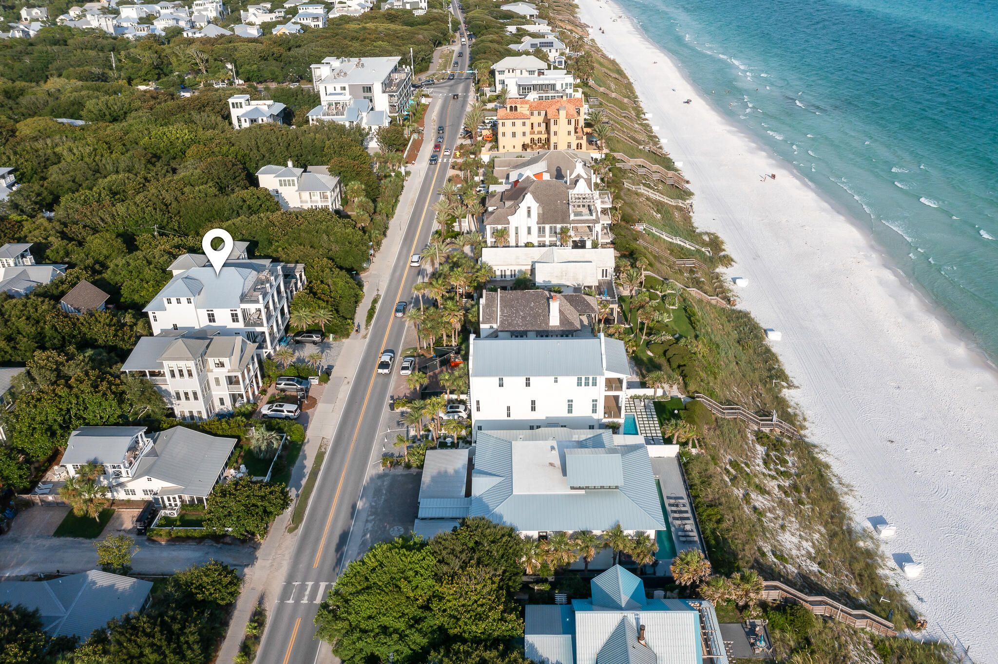 A rare opportunity to own a gulf-front homesite along the prestigious Miracle Mile section of Scenic Highway 30A in Seagrove Beach. This lot offers unobstructed Gulf views and your own personal beach walk over for direct beach access just steps away. With no HOA and no build-out timeframe, you have the freedom to design and build your dream home at your pace. Ideally positioned between Seaside and Alys Beach, the property is surrounded by luxury homes and iconic 30A charm. Enjoy walkability to top-rated restaurants, boutiques, and coastal dune lakes, all while soaking in the relaxed yet refined Seagrove lifestyle.