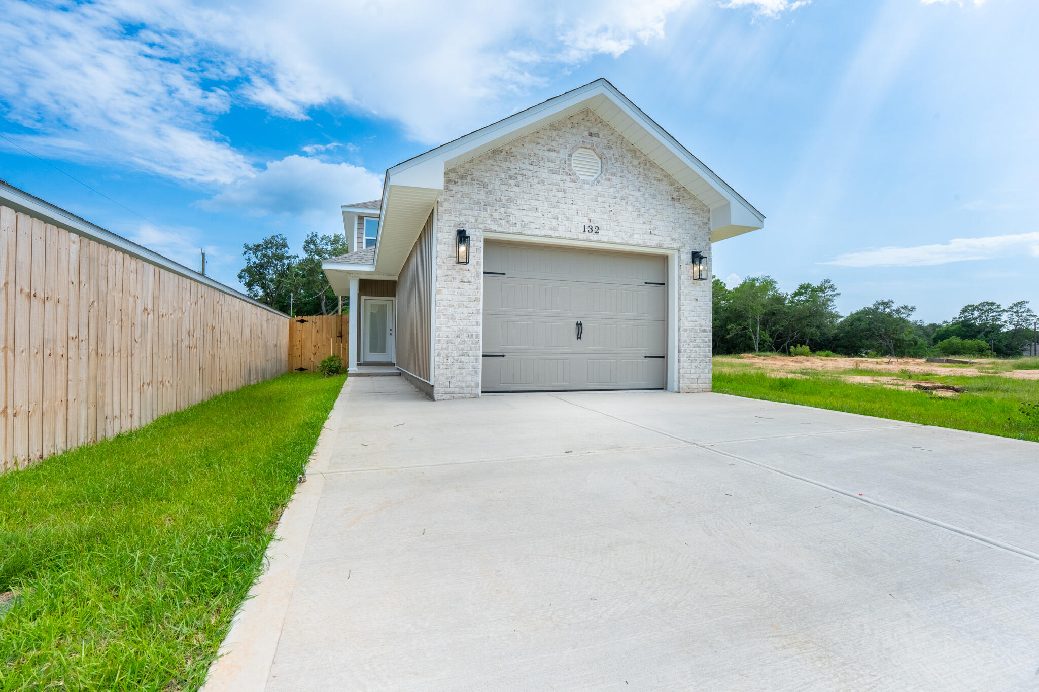 Welcome to you BRAND NEW, new home. This four bedroom, three bathroom home has all you could want. This home is two stories and has a one car/SUV (10x7 foot garage door) garage, spacious living room, kitchen, laundry room, and covered outdoor space for entertaining. Yard will have irrigation, well pump, 6 foot privacy fence. Estimated date of completion is summer 2025. Photos will update as construction progresses.