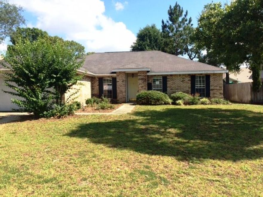 REO. Great ownership opportunity in the Steeplechase neighborhood. Home is all brick with a split 3 bedroom, 2 bath floor plan. Conveniently located in Crestview and a short commute to military bases. Needs some work and is being sold as-is. Message agent for details or to schedule an appointment to preview this home. Bank of America associates, household members or business partners prohibited from purchasing.