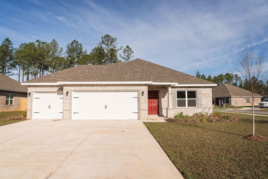 Welcome to Hammock Bay! This 3 car garage, one story 4 bed / 2 bath home is brand new construction and is ready for you. This house offers four spacious bedrooms and a large open concept plan featuring quartz countertops and LVP flooring throughout.Be one of the first few to call Hammock Bay South home! HB South is currently constructing top of the line amenities including a beautiful sun deck and pool, fitness area, pickleball, playground and a kayak/paddleboard launch to explore Bear Creek leading you to the Choctawhatchee Bay. This new, unrivaled development is right across the street from renowned Steamboat Landing featuring a luxurious clubhouse and a 500' pier into the Choctawhatchee Bay, a great place to fish & enjoy the unmatched sunsets Also, included is access to all Hammock Bay main amenities - a 24/7 fitness center, bike trails, parks, dog park, pickleball, and THREE pools!

Pets allowed, restrictions apply. Pet rent is $25/mo and a $200 pet fee applies.

No lease fees, admin fees, or technology fees.