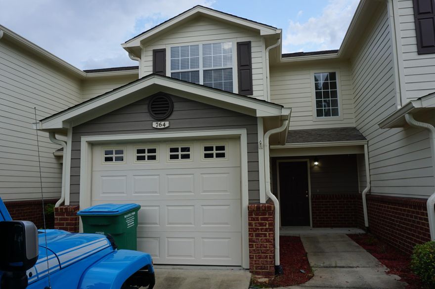 Available 04/21/2025 or sooner...South Crestview town home community features a 2-bedroom 2.5 bath town home with easy commute to bases, beaches and shopping.  New paint throughout the unit. Laminate flooring downstairs with tile in the wet areas.  1/2 bath downstairs for the guests and laundry room.  2 master suites are upstairs with master bathrooms.  Open back patio and back door view overlooks the pool area and playground area.  1 car garage and new paint throughout.  No inside smoking.  No inside vaping.  Pets may be allowed with a $400 non-refundable pet fee and owner approval.