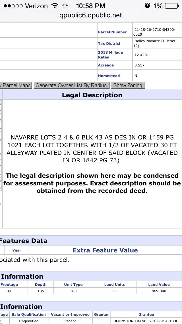 NAVARRE LOTS 2 4 & 6 BLK 43 - Land