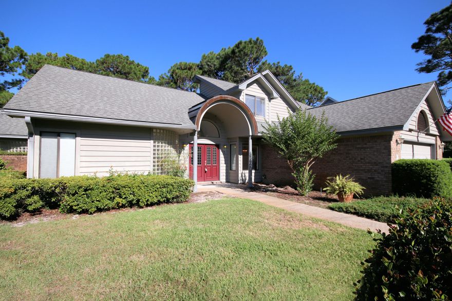 This was a Gary Miller Model  home and it has been well taken care of by the one and only owners! This home has lots of mature landscaping to give a sense of home.   Enter in the double front doors into tiled entry.  To your left is a separate Living Room with a large partial glass block wall with lots of light! To the right of the front door is formal dining room with trayed ceiling. Straight ahead is the Tall vaulted ceiling great room with a gas fireplace. To the right of the Great Room is the large eat in kitchen with island and seating for 3.  There is a door to the Florida Room. To the left of the Great Room in the back leff corner of the home is the Master Suite.  There is a Florida Room off of this room.  The Master Bath is large and airy with glass wall for natural light,.